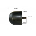 Odbój gumowy   ze śrubą M12 wym:H85mm Fi:99mm