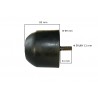 Odbój gumowy   ze śrubą M12 wym:H85mm Fi:99mm